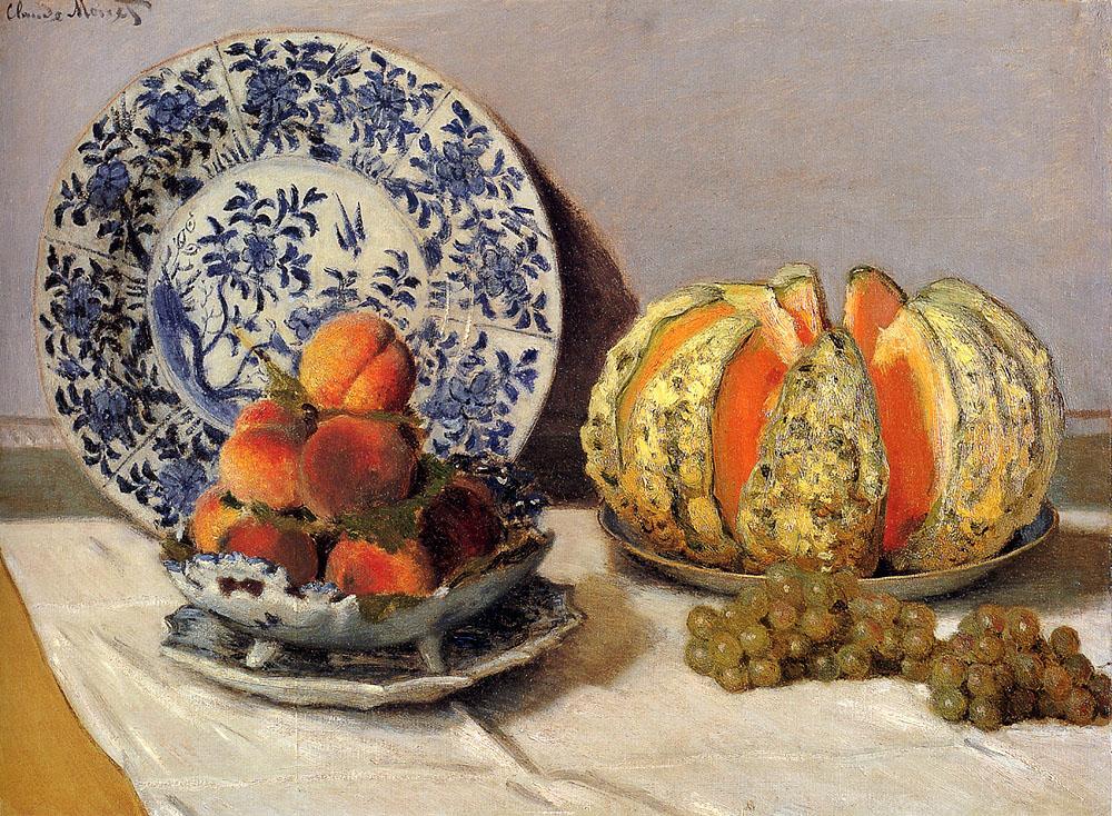 Claude Monet Still Life With Melon